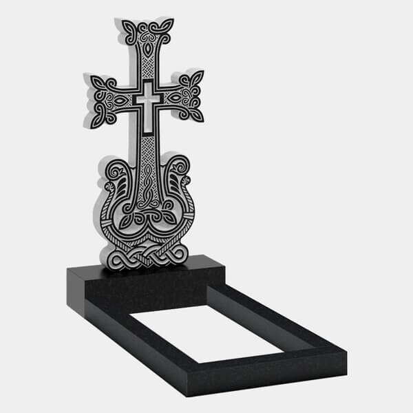 Резной памятник (12-338) «Армянский хачкар с резным орнаментом» 12-338