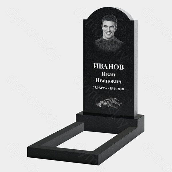 Памятник на могилу (20-148) «Классическая стела с закругленным верхом» 20-148