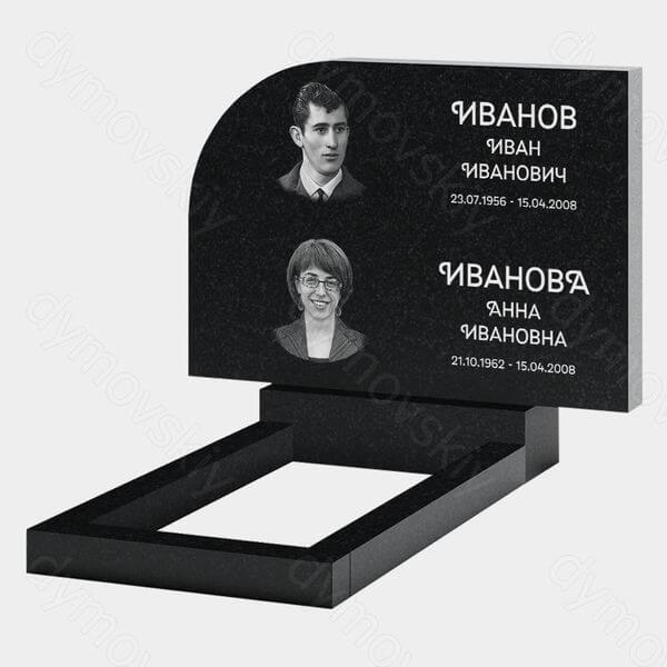 Памятник на могилу (21-134) «Парусный со строгим лаконичным дизайном» 21-134
